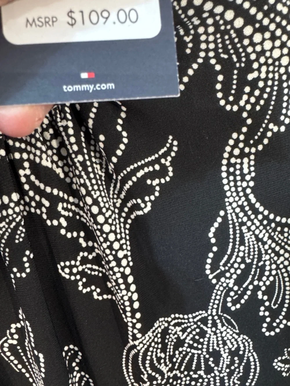 Tommy Hilfiger Women's Printed A-Line Shift Dress Size 10 - Picture 3 of 13